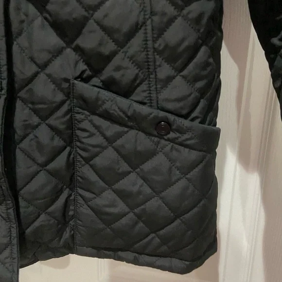 Ladies Quilted Snap Front Jacket, Black, size Medium - NWT, Fossa Apparel Brand - Picture 4 of 9